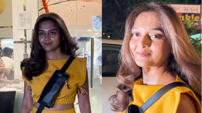 Tejasswi Prakash Elevates Casual Style with Yellow Co-ord Set: Decoding Her Glamorous OOTD