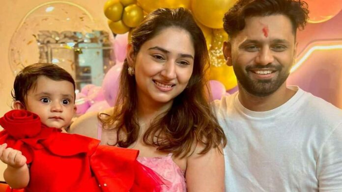 Disha Parmar, Rahul Vaidya Celebrate Daughter Navya's 1st Birthday