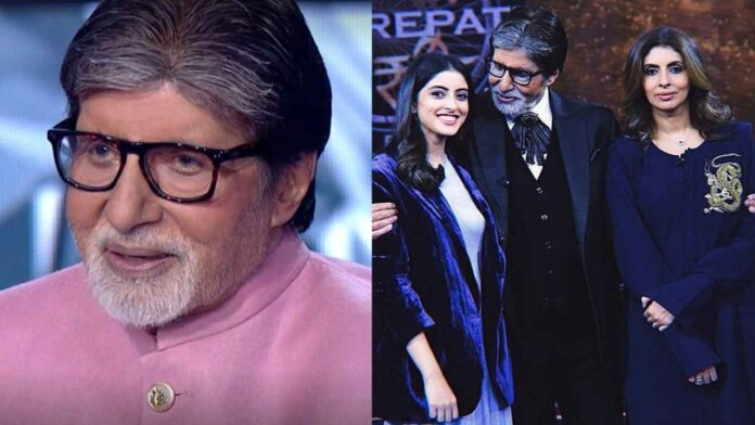 Amitabh Bachchan's Heartwarming Moment: Proud Grandfather Talks Navya Naveli Nanda's Ambitions on KBC 16