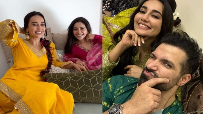 Surbhi Jyoti's Haldi Ceremony: Inside Pics with Rithvik, Asha & Sumit