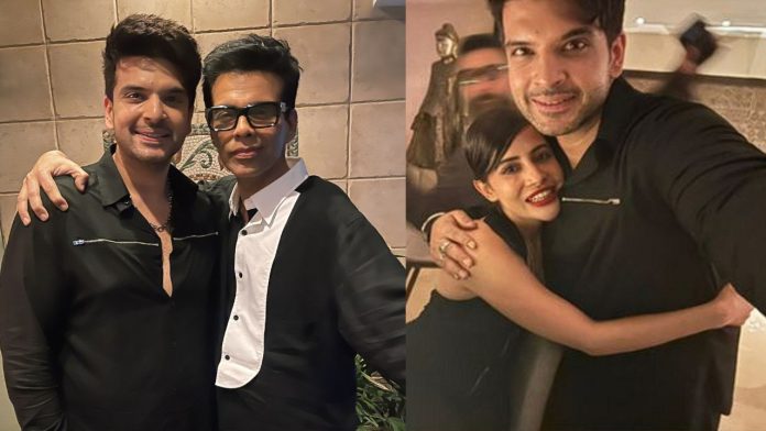 Karan Kundrra Parties with Karan Johar, Sudhanshu Pandey & Anshula Kapoor at The Traitors Event