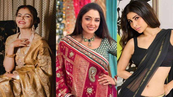 7 TV Actresses Who Rock the Saree Look: Rubina to Mouni Roy