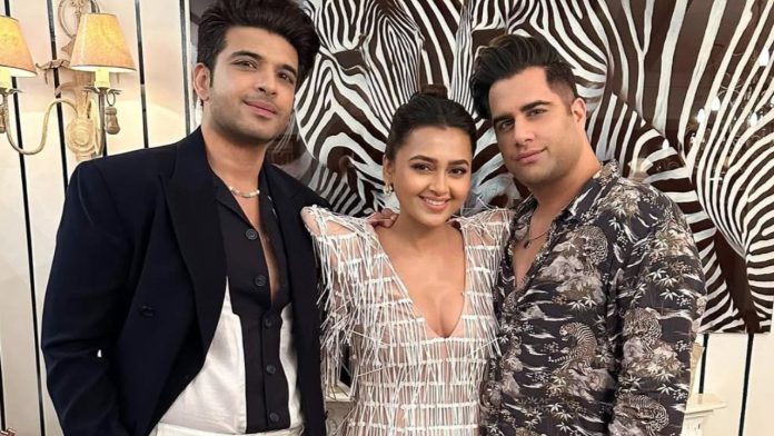 Karan Kundrra, Tejasswi Prakash's Christmas Bash Gets Merrier with Rajiv Adatia