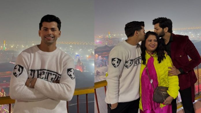 Siddharth Nigam Takes Holy Dip at Sangam with Family During Mahakumbh 2025