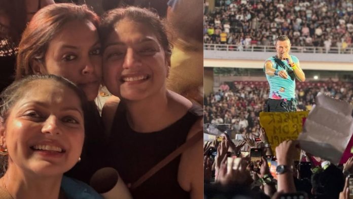 New Mom Drashti Dhami Lets Loose at Coldplay Concert with Besties - Watch Magical Video!