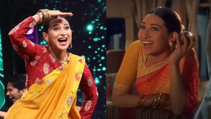 Karisma Kapoor Channels Sapna from Hum Saath Saath Hain on Indian Idol 15