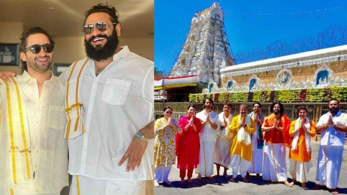 Shaheer Sheikh Reunites with Mahabharat Co-Stars at Tirupati Temple; See Nostalgic Pics